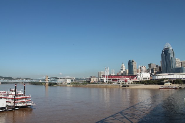 Ohio river crossing, Cincinnati, Ohio